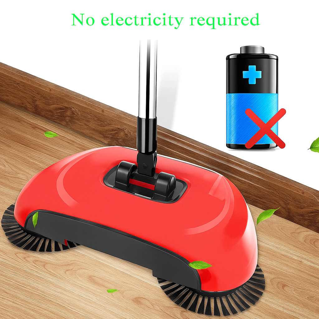 EcoSweep 3-in-1 Manual Sweeper