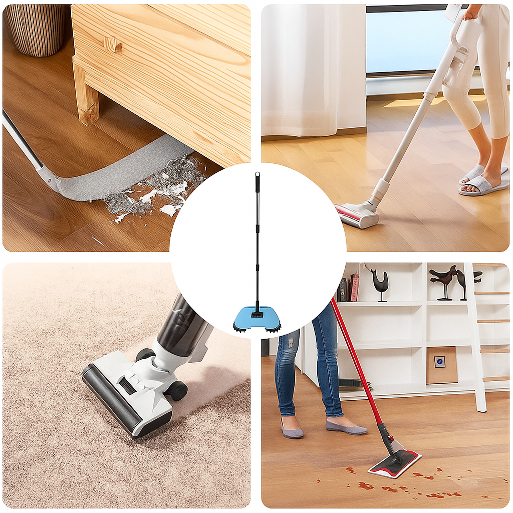 EcoSweep 3-in-1 Manual Sweeper
