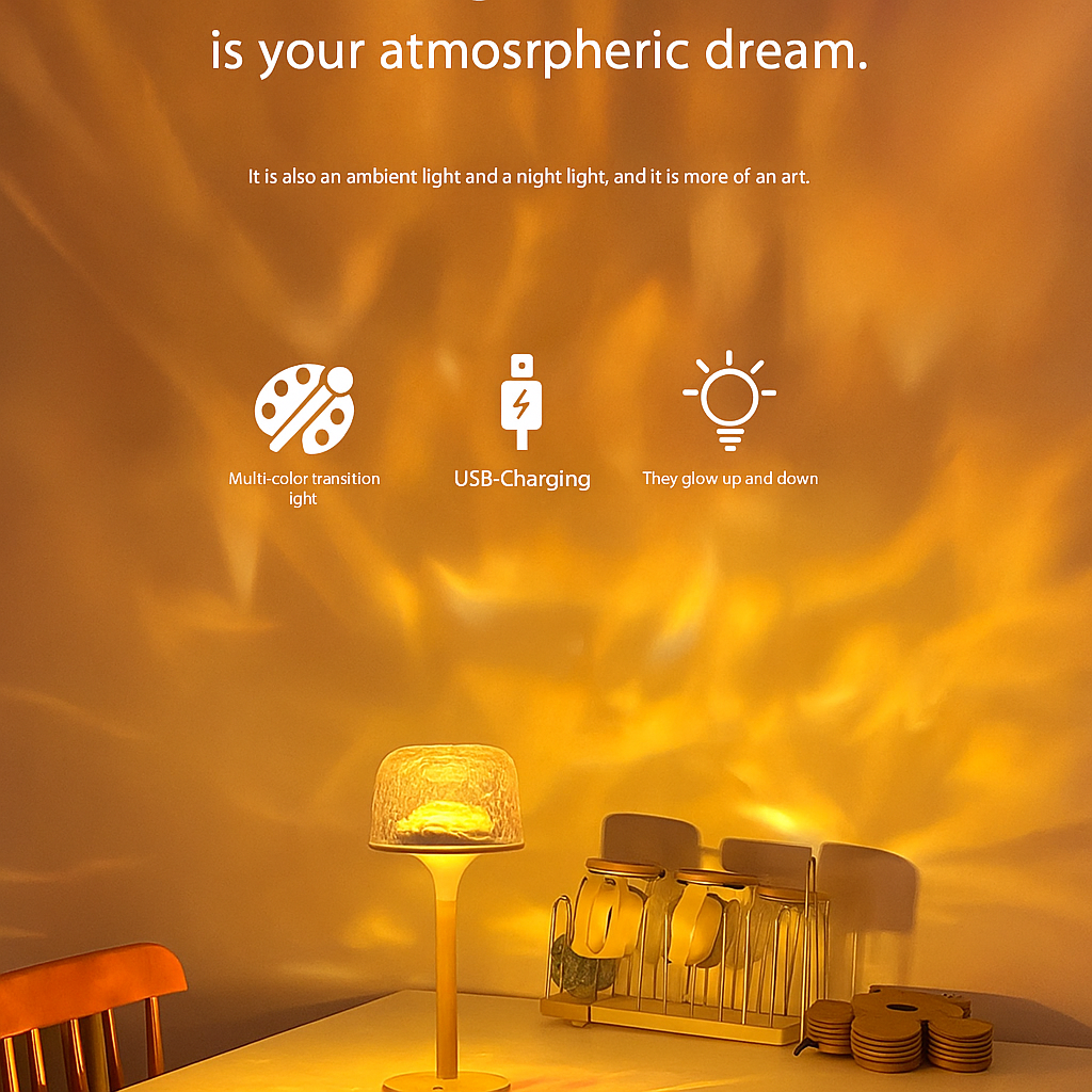 IllumiAura Mood Table Lamp