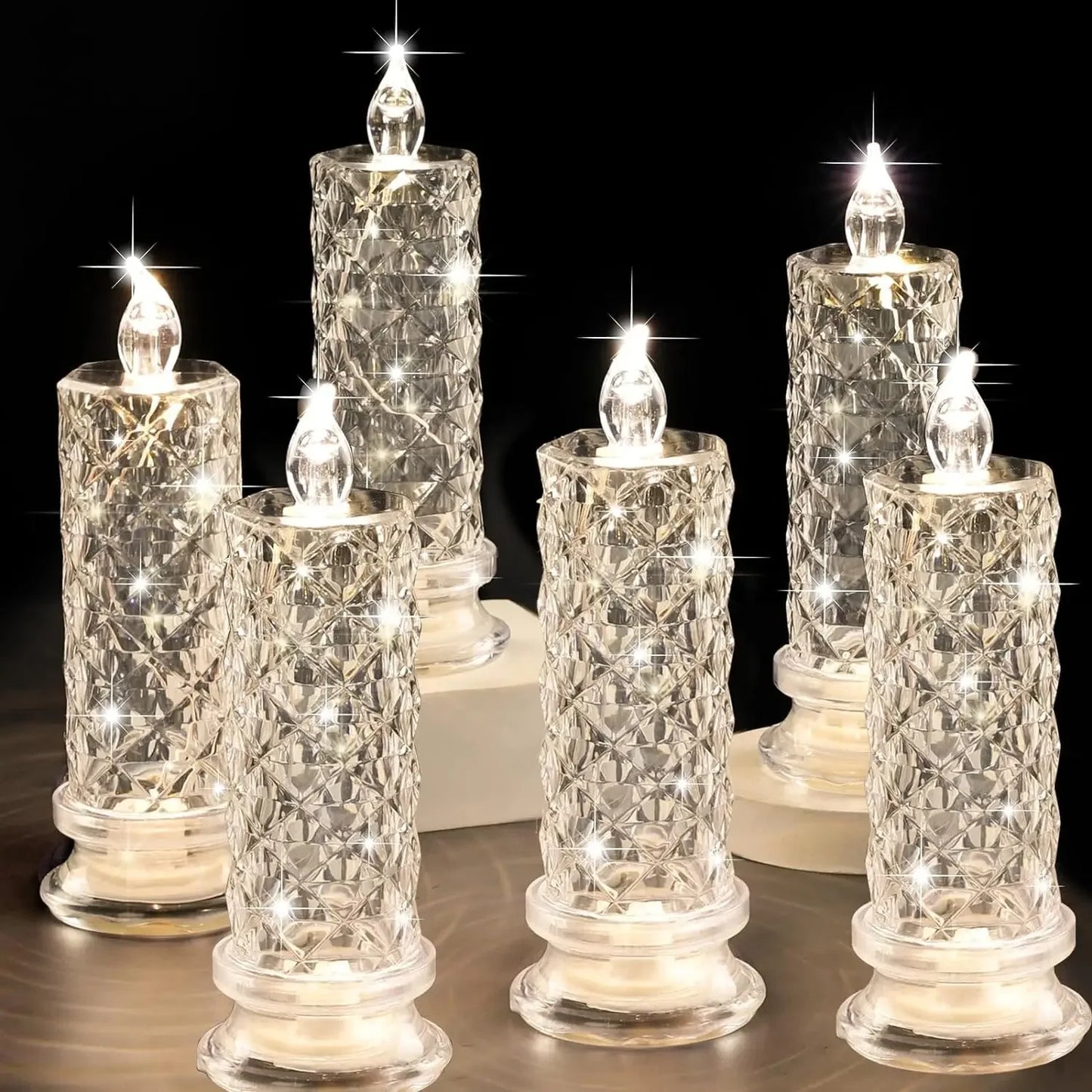 CrystalGlow LED Candle
