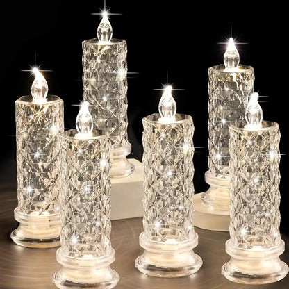 CrystalGlow LED Candle